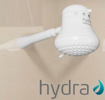 Hydra DPHM.4S.551BR, Ducha Multitemperatura Hydramax 4T, 5500W, 127V, Branco