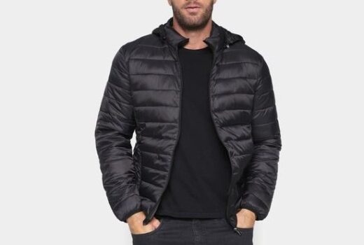 Jaqueta Black River Puffer Lisa Masculina