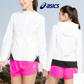 Jaqueta Feminina ASICS com Capuz Icon Packable