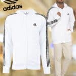 Jaqueta Masculina adidas com Capuz Top 3 Listras