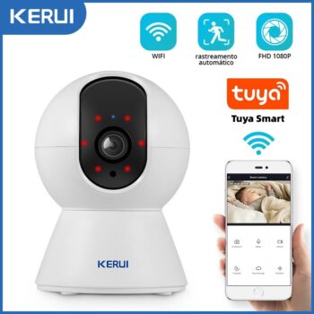 Kerui 1080p Tuya Câmera de Segurança