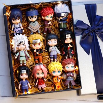 Kit com 12 Bonecos Naruto 7/8cm