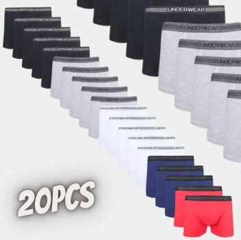 Kit Cueca Boxer Underwear 20 Peças