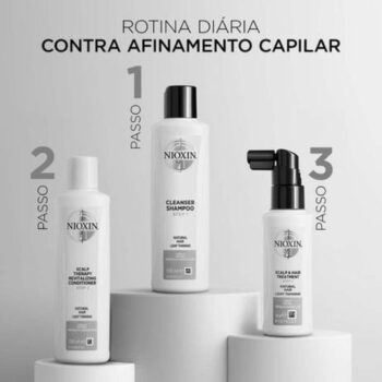 Nioxin Trial Kit Sistema 1 - Shampoo + Condicionador + Leave-in