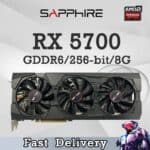 Placa de Vídeo AMD Radeon RX 5700 8GB Sapphire Usada Triple Fan