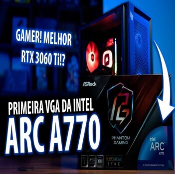 Placa de Vídeo Intel Arc A770 Phantom Gaming D ASRock, 8 GB GDDR6 - 90-GA3TZZ-00UANF