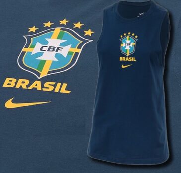 Regata Nike Brasil Escudo Feminina