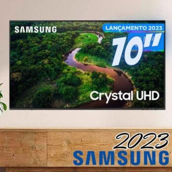 Samsung Smart TV 70" Crystal UHD 4K 70CU8000 - UN70CU8000GXZD, 2023, Painel Dynamic Crystal Color