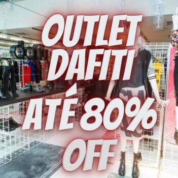 Seleção Outlet Dafiti com produtos de 50% a 80% OFF