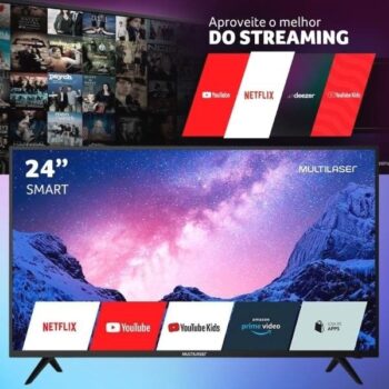 Smart TV 24 Polegadas HD Wi-fi Integrado Multilaser - TL040