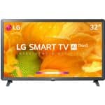 Smart TV LG 32 LED HD USB HDMI Wi-fi Bluetooth HDR 10 ThinQ Ai Google Assis. Alexa - 32LQ621CBSBAWZ