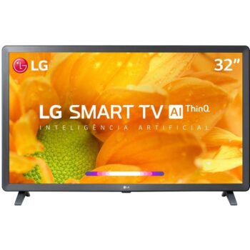 Smart TV LG 32 LED HD USB HDMI Wi-fi Bluetooth HDR 10 ThinQ Ai Google Assis. Alexa - 32LQ621CBSBAWZ