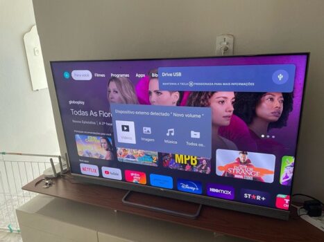 Smart TV QLED 55" 4K UHD TCL 55C825 - Google TV, Wifi, HDMI