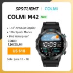 Smartwatch Colmi M42 AMOLED Cupom