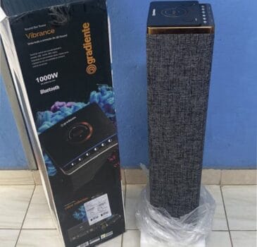 Soundbar Tower Gradiente Vibrance GST107 Bluetooth, 3D Sound Cinema, USB - 1000 W