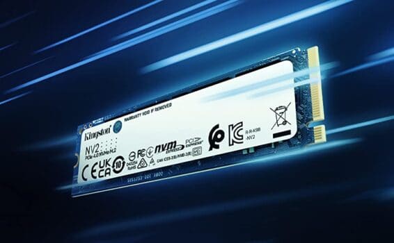 Ssd 1tb M.2 NVMe PCIe 3500mb/s Leit - 2100mb/s Grav NV2 SNV2S/1000G Kingston