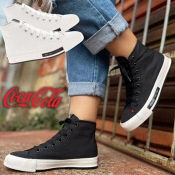 Tênis Coca-Cola Shoes Daytona Hi Feminino
