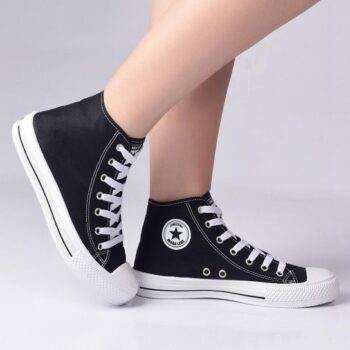 Tênis Feminino Star Feet Casual Cano Alto Ferraretto