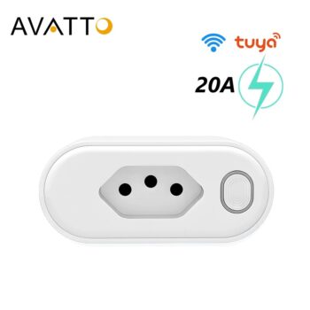 Tomada Smart Avatto Tuya Padrão Brasileiro 16A
