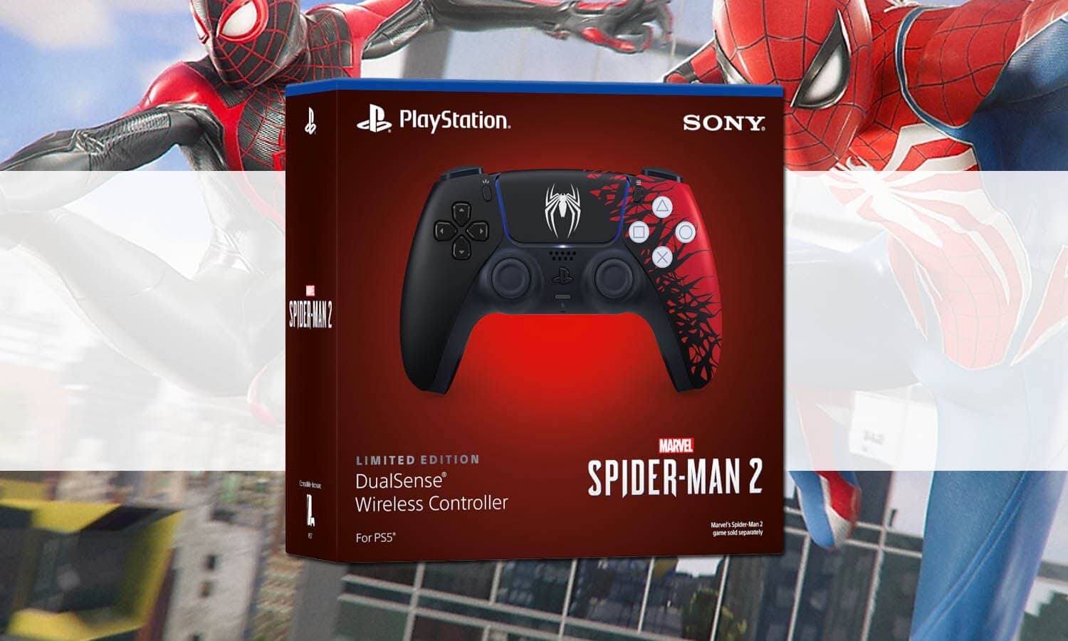 Controle sem Fio Dualsense Edição limitada Marvel's Spider-Man 2