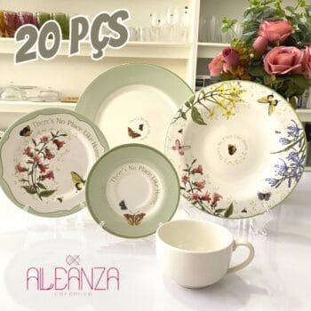 Aparelho de Jantar Alleanza 20 pçs Butterfly