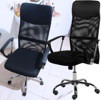 Cadeira Presidente Ergonômica Giratória Preta 3307