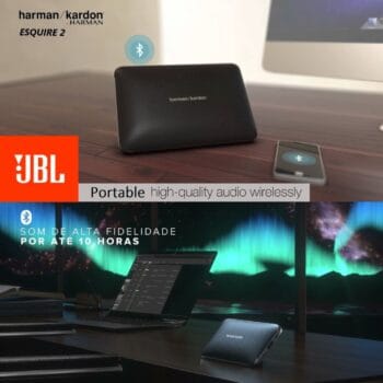 Caixa de Som Bluetooth Harman Kardon Esquire Mini 2 – Prata