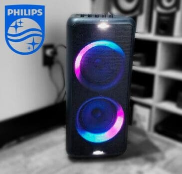 Caixa de Som Philips Party Speaker TAX5206/78 80W Bluetooth