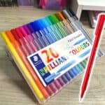 Caneta Triangular 0.8mm, Staedtler, Broadliner Triplus, 338 SB20, 20 Cores