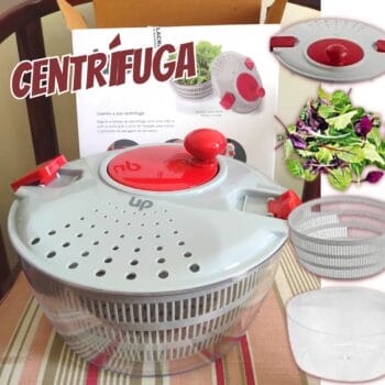 Centrífuga de alimentos Manual com Travas de Segurança e Sistema de Drenagem - UD003