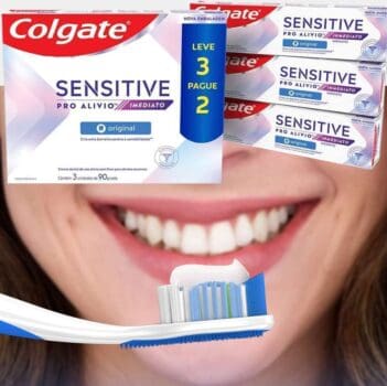 Colgate Creme Dental Para Sensibilidade Sensitive Pro-Alívio Imediato Original 90G