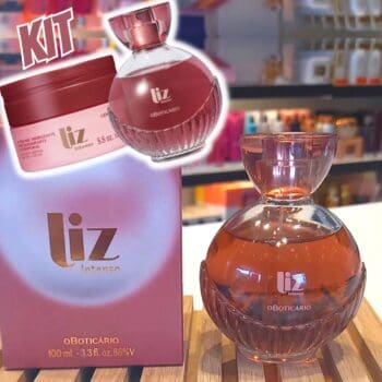 Combo Liz Intenso: Desodorante Colônia 100ml + Creme Hidratante Desodorante Corporal 250g