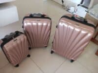 Conjunto de malas de viagem p, M e G Dizy Swiss Move Rose