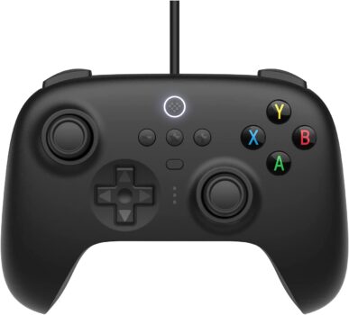 Controle com fio 8BitDo Ultimate, botões personalizáveis, preto