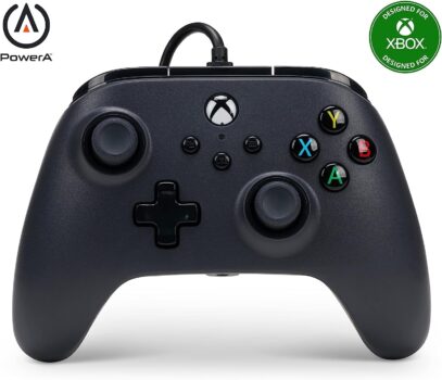 Controle com fio PowerA para Xbox Series X|S e Xbox One, preto