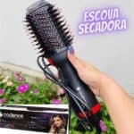 Escova Secadora Cadence Rouge Style, 110V, Preto/vermelho, 1200W, ESC700