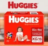 Fralda Huggies Supreme Care Xg - 16 Fraldas