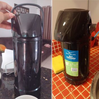 Garrafa Térmica GLT Pressão 500ml Preto Invicta