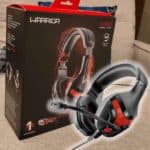 Headset Gamer Warrior, P2, Fone De Ouvido com Microfone - PH101, Preto/Vermelho, 2 metros