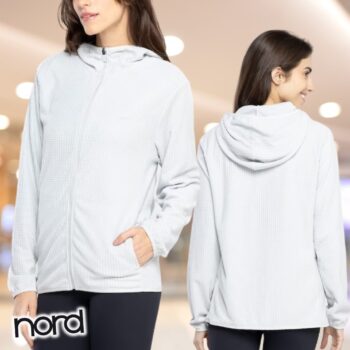 Jaqueta Feminina Nord com Capuz Fleece