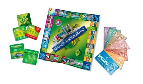 Jogo Banco Imobiliário Brasil Brinquedos Estrela
