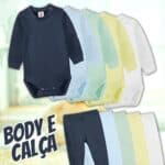 Kit 10 Peças Body e Calça Longo, Zupt Baby, Menino