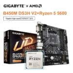 Kit Ryzen 5 5600 + Placa Mãe B450M DS3H V2