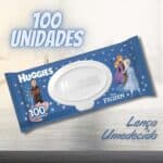 Lenço Umedecido Huggies Frozen Ed. Limitada, 100 unidades, Huggies