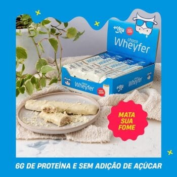 Mais Mu - Chocowheyfer Proteico - 12 unidades - Chocolate branco