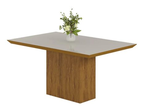 Mesa de Jantar Viero Loren 82 x 160 x 90 cm – Grapia/Off White