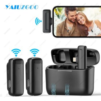 Microfone de Lapela com Case de Carregamento (Tipo C)