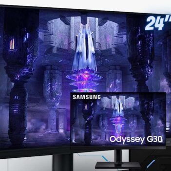 Monitor Samsung Odyssey G30 Ajuste Horizontal E Vertical 24'' Bivolt