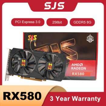 PLACA DE VIDEO SJS RX 580 8GB