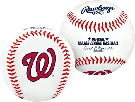 Rawlings MLB Bola de beisebol com logotipo do time MLB